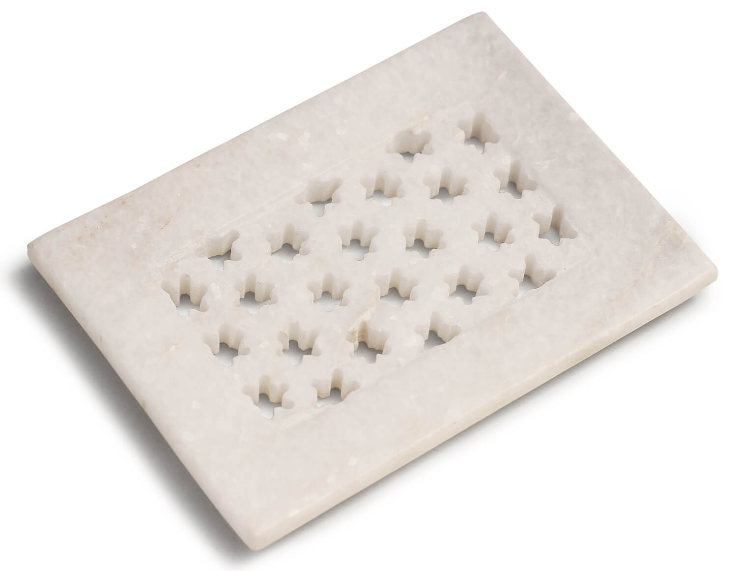 ArtistryBazaar Marble Soap Dish with Star Drain, Soap Holder, Soap Saver, Soap Tray, Bar Soap Holder, Easy Cleaning, for Shower Bathroom Kitchen Sink Bathtub